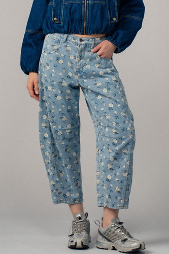 Paisley Barrel Jeans