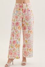 Entro Botanical Print Wide Leg Pants