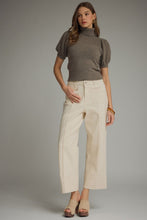 Entro Solid Wide Leg Pants in Ecru