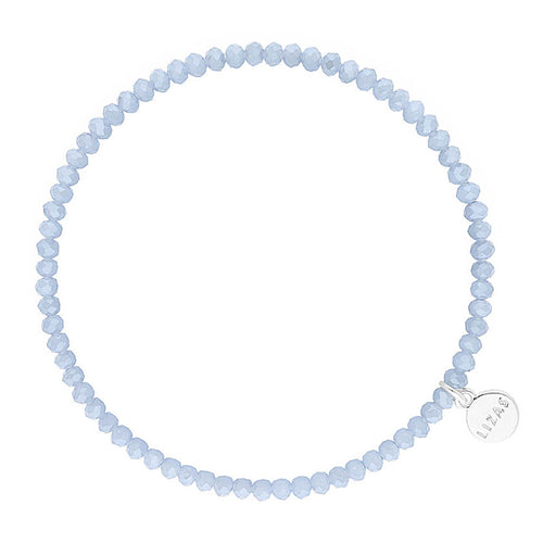Lizas Fineville 3mm Crystal Bracelet- Arctic Blue