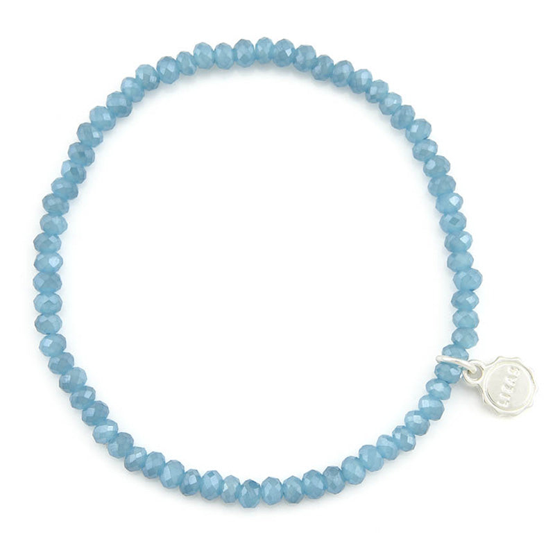 Lizas Fineville 3mm Crystal Bracelet- Blue