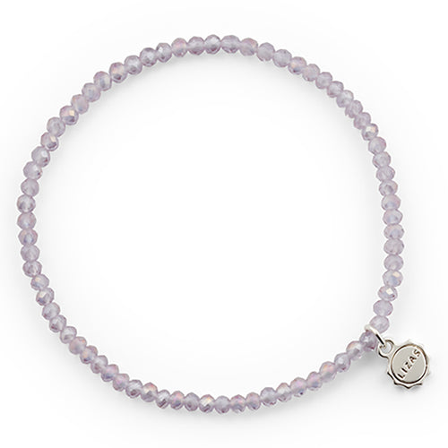 Lizas Fineville 3mm Crystal Bracelet- Light Purple