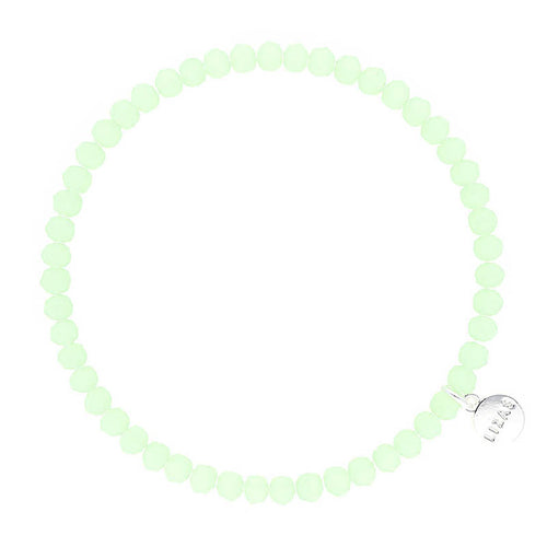 Lizas Fineville 3mm Crystal Bracelet- Pastel Green