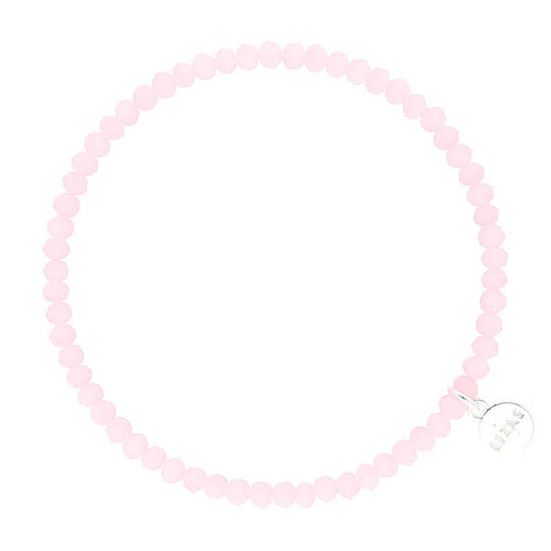 Lizas Fineville 3mm Crystal Bracelet- Rosa
