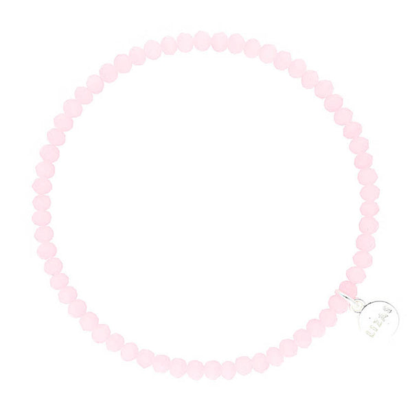 Lizas Fineville 3mm Crystal Bracelet- Rosa