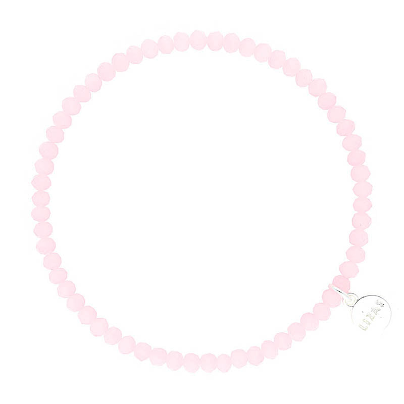 Lizas Fineville 3mm Crystal Bracelet- Rosa