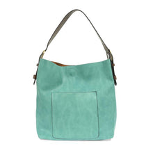 Joy Susan Classic Hobo True Turquoise with Coffee Handle