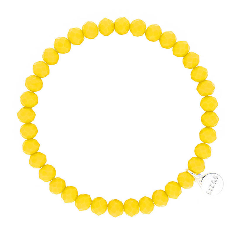 Lizas Nashville 6mm Crystal Bracelet- Mellow