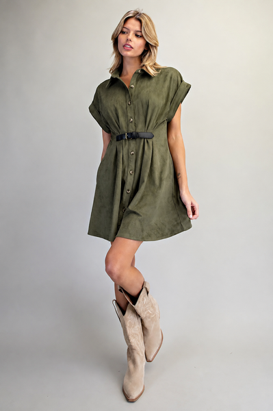 Jolene Dress in Olive