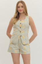 Entro Printed sleeveless vest