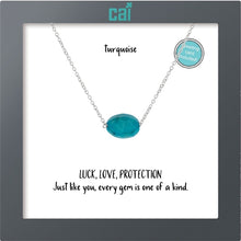 Single Gemstone Necklace Turquoise