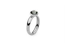 Qudo Stainless Sm Ring with Canino Top