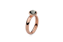 Qudo Rose Gold Sm Ring with Canino Top