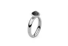 Qudo Stainless Sm Ring with Canino Top