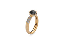 Qudo Gold Deluxe Ring with Canino Top