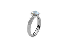 Qudo Stainless Deluxe Ring with Canino Top