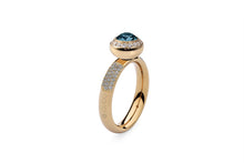Qudo Gold Deluxe Ring with Tondo Deluxe Top