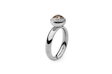 Qudo Stainless Sm Ring with Tondo Deluxe Top