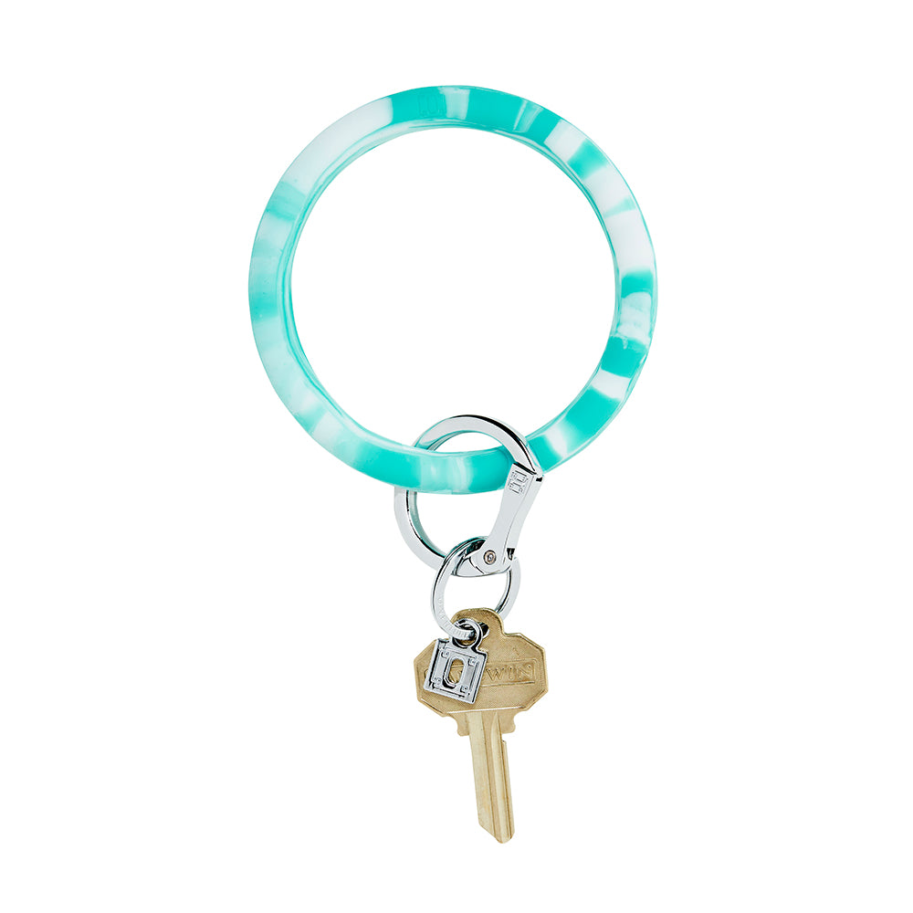 Big O Silicone Key Ring: In the Pool Marble