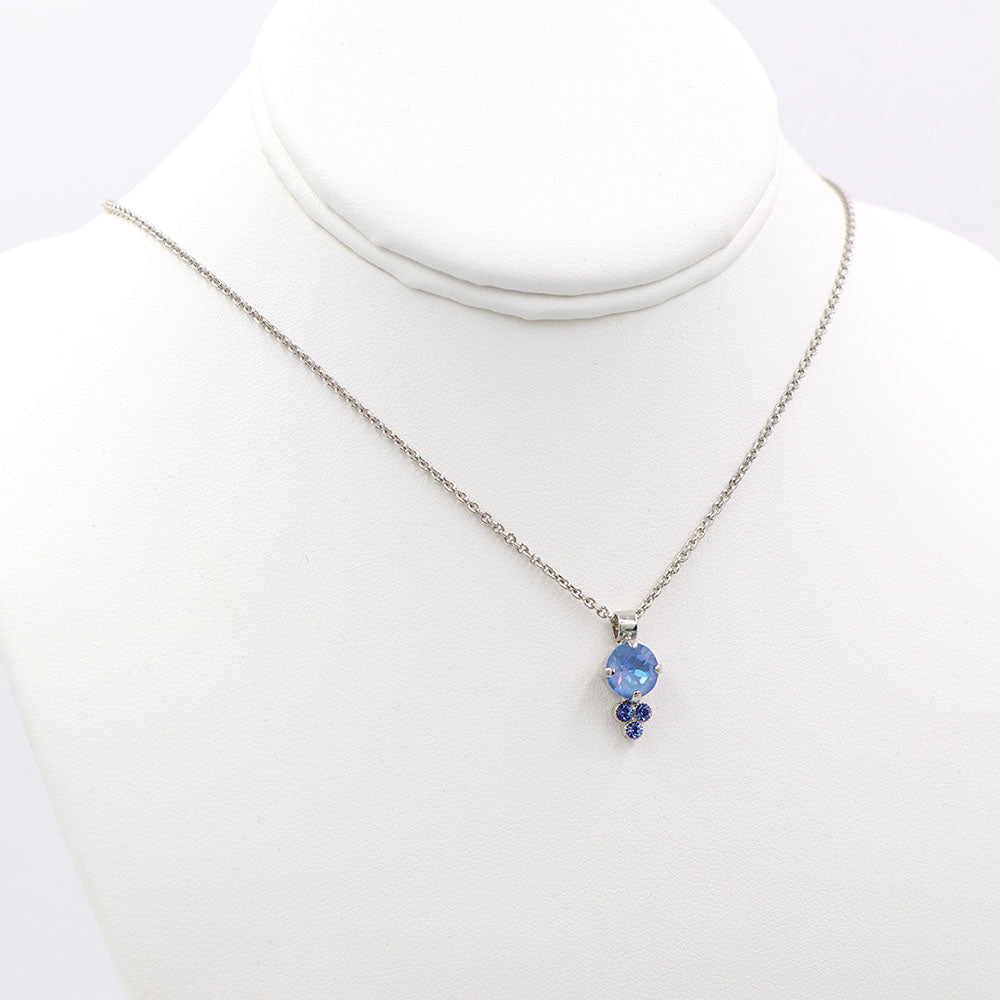 Mariana Blue Shimmer Pendant Necklace