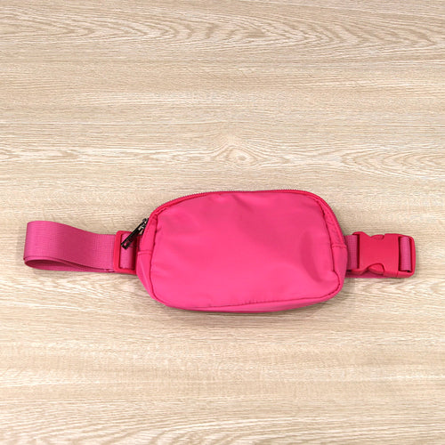 Nylon Belt Bag Hot Pink